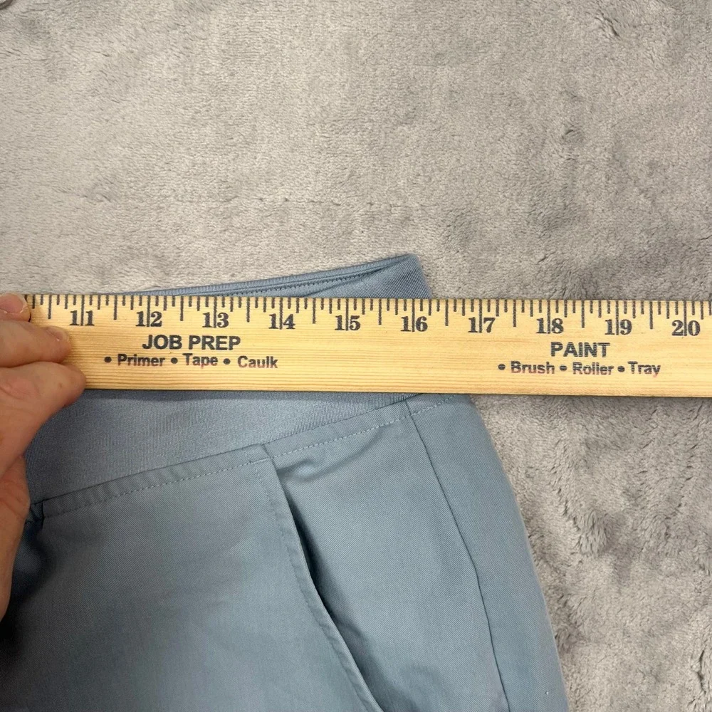 FIGS Zamora Jogger Scrub Pants Mens 32 Light Blue Cargo Pockets Drawstring